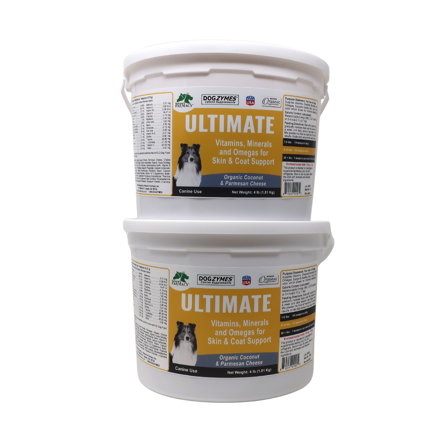 Dogzymes Ultimate Vitamins Minerals Omega