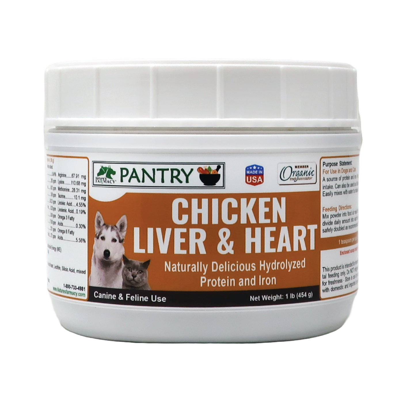 Chicken Liver and Heart Powder 1 pound