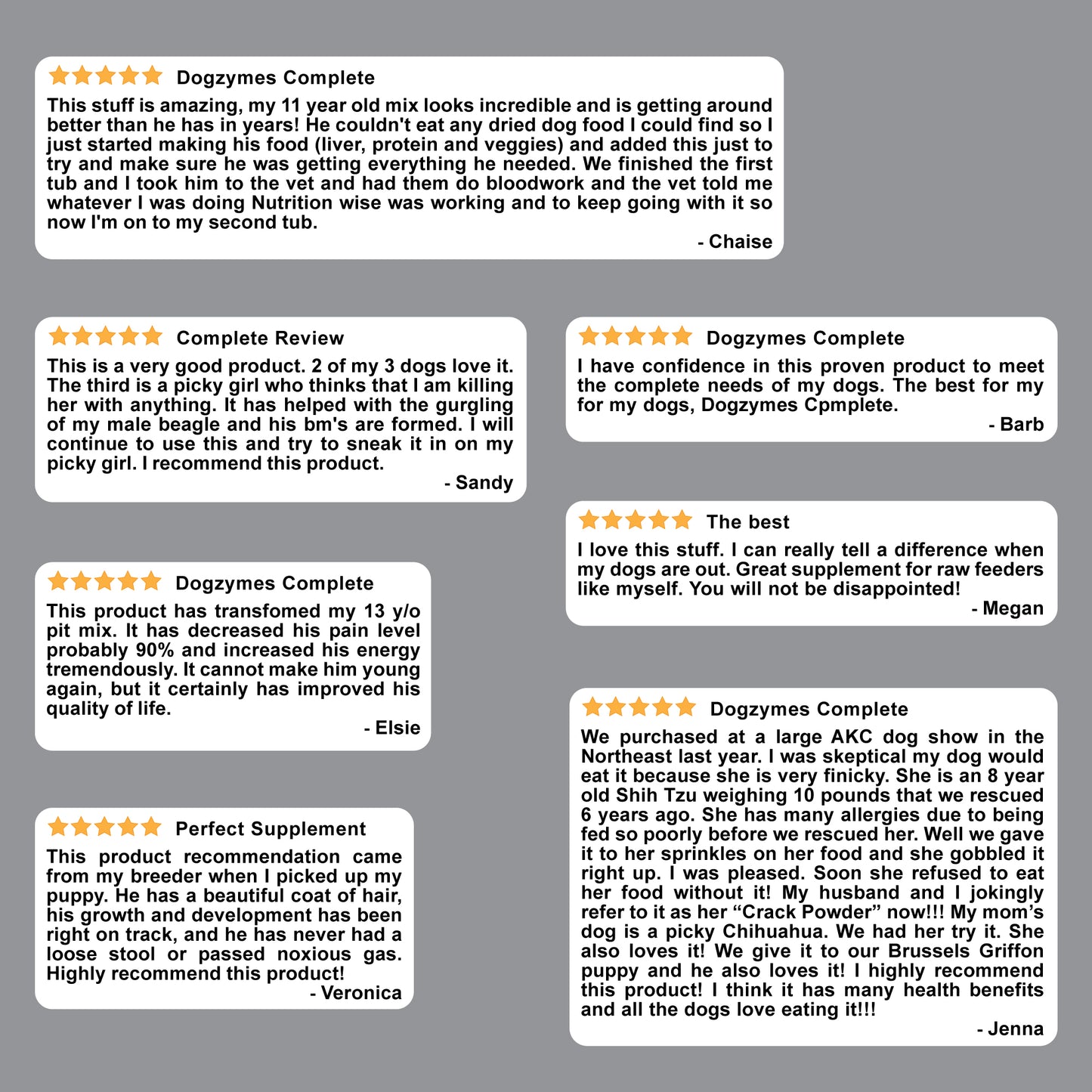 Complete reviews