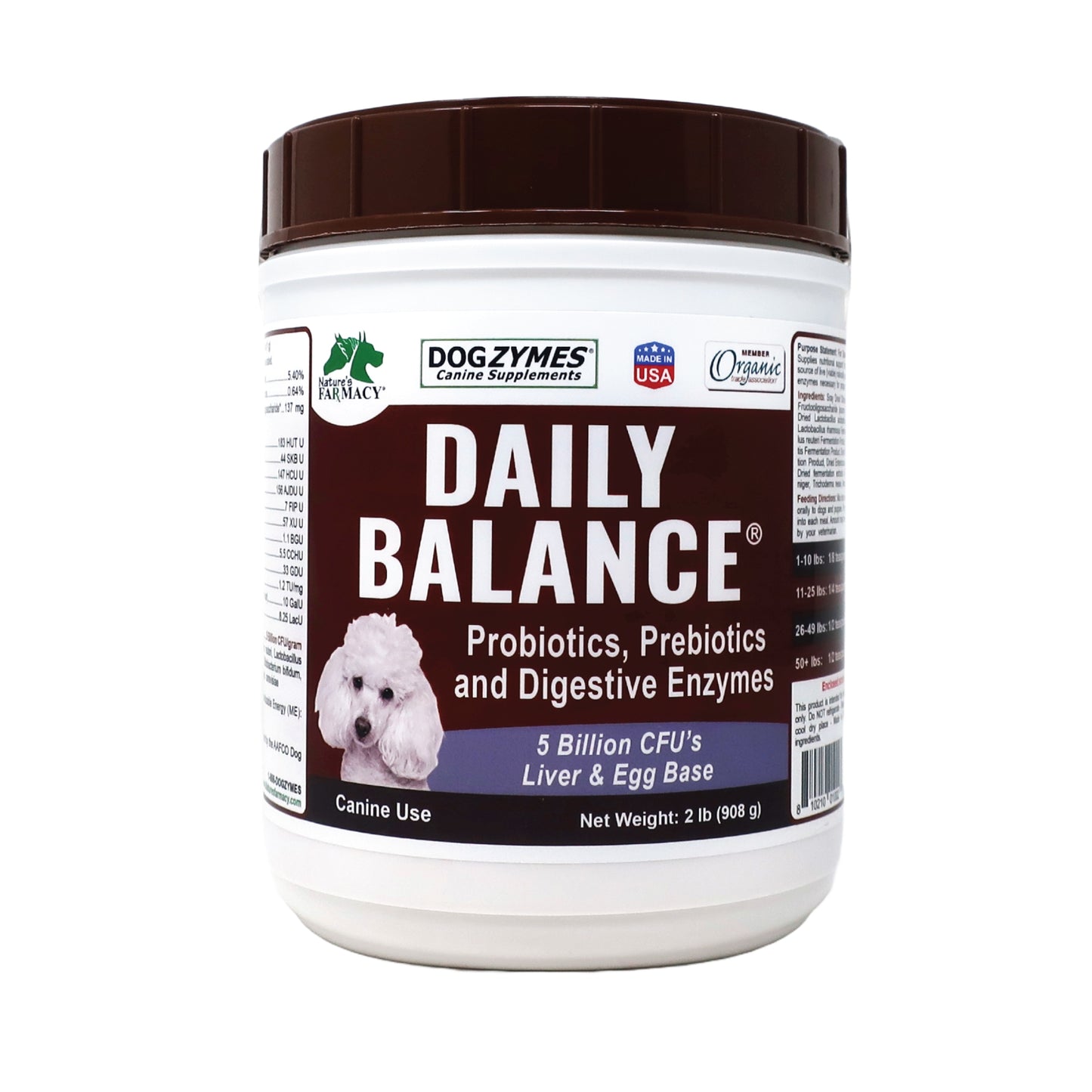 Dogzymes Probiotic Daily Balance® Liver and Egg Base