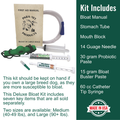 Dogzymes Deluxe Bloat Kit