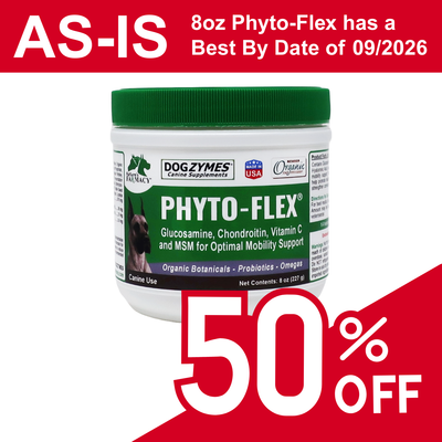 AS-IS 8oz Dogzymes Phyto-Flex® - 09/2026