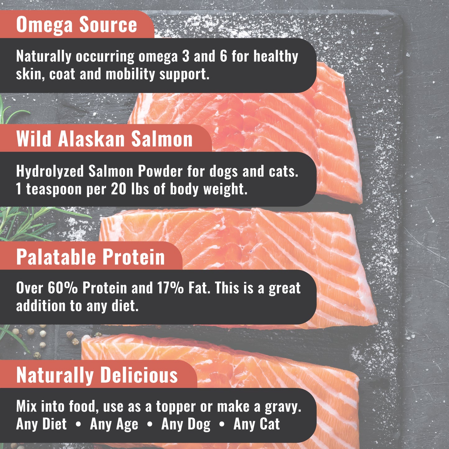 Pantry Wild Alaskan Salmon Powder info