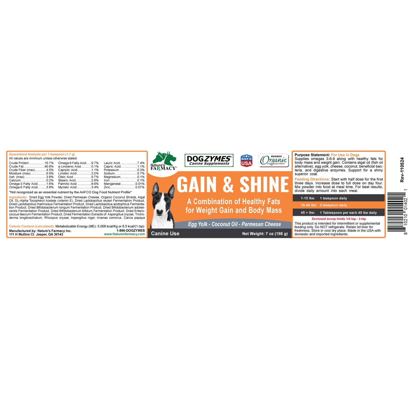 Dogzymes Gain & Shine