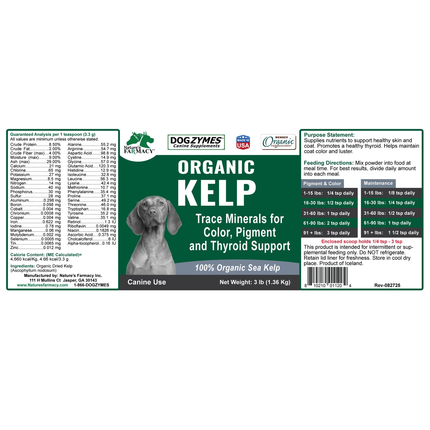 Dogzymes Organic Norwegian Kelp