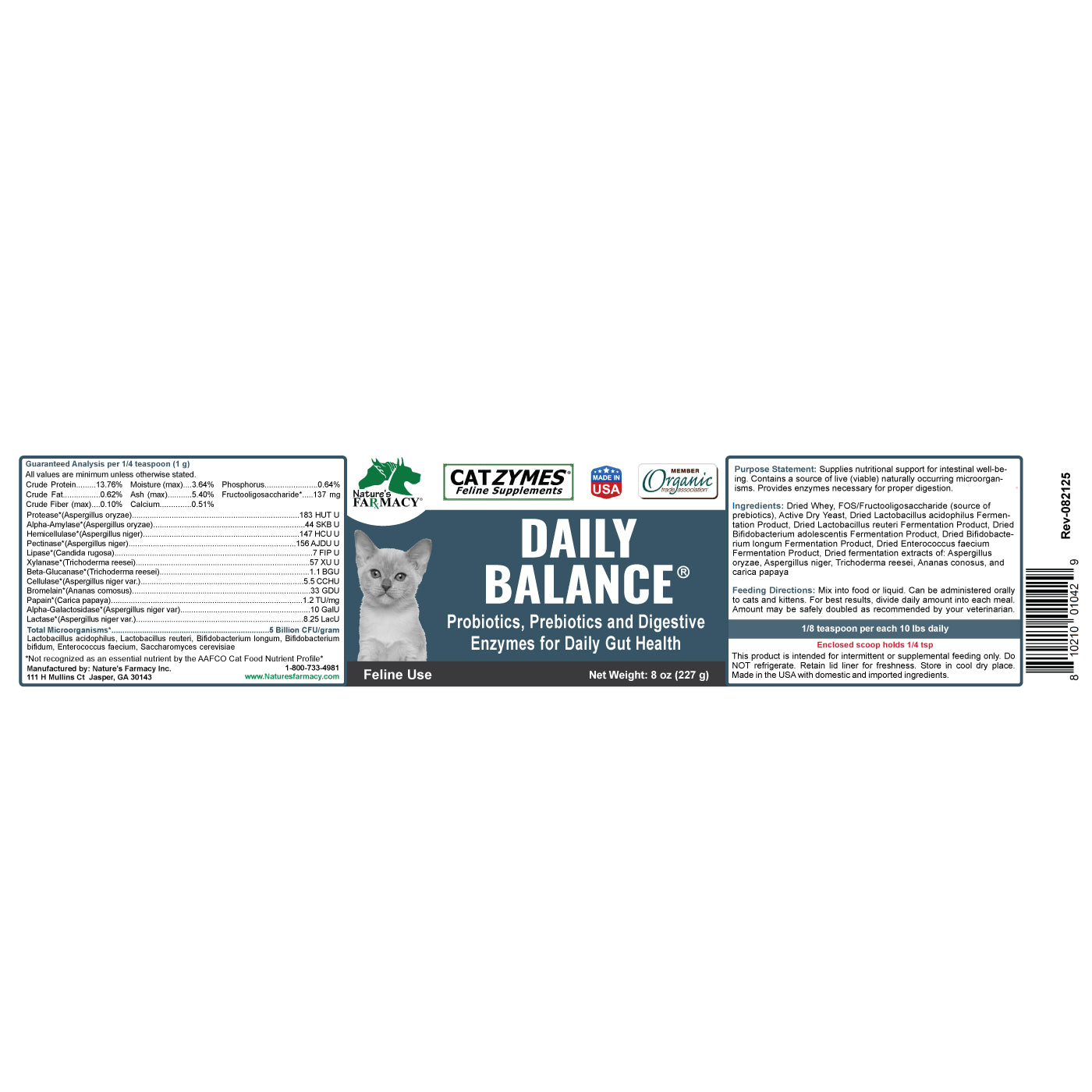 Catzymes Probiotic Daily BalanceĀ®