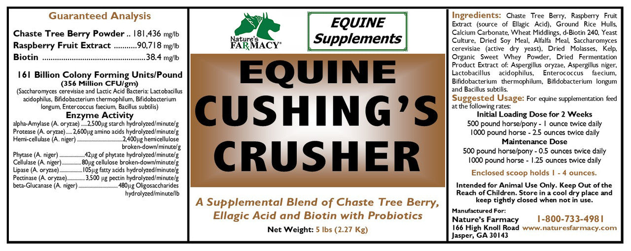 Equine Cushing's Crusher