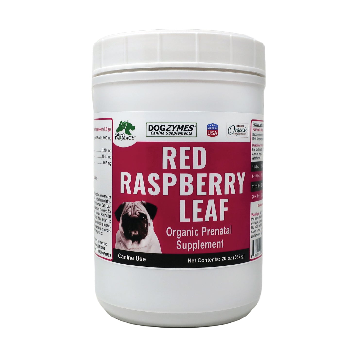 Organic Red Raspberry Leaf Powder – Nature's Farmacy