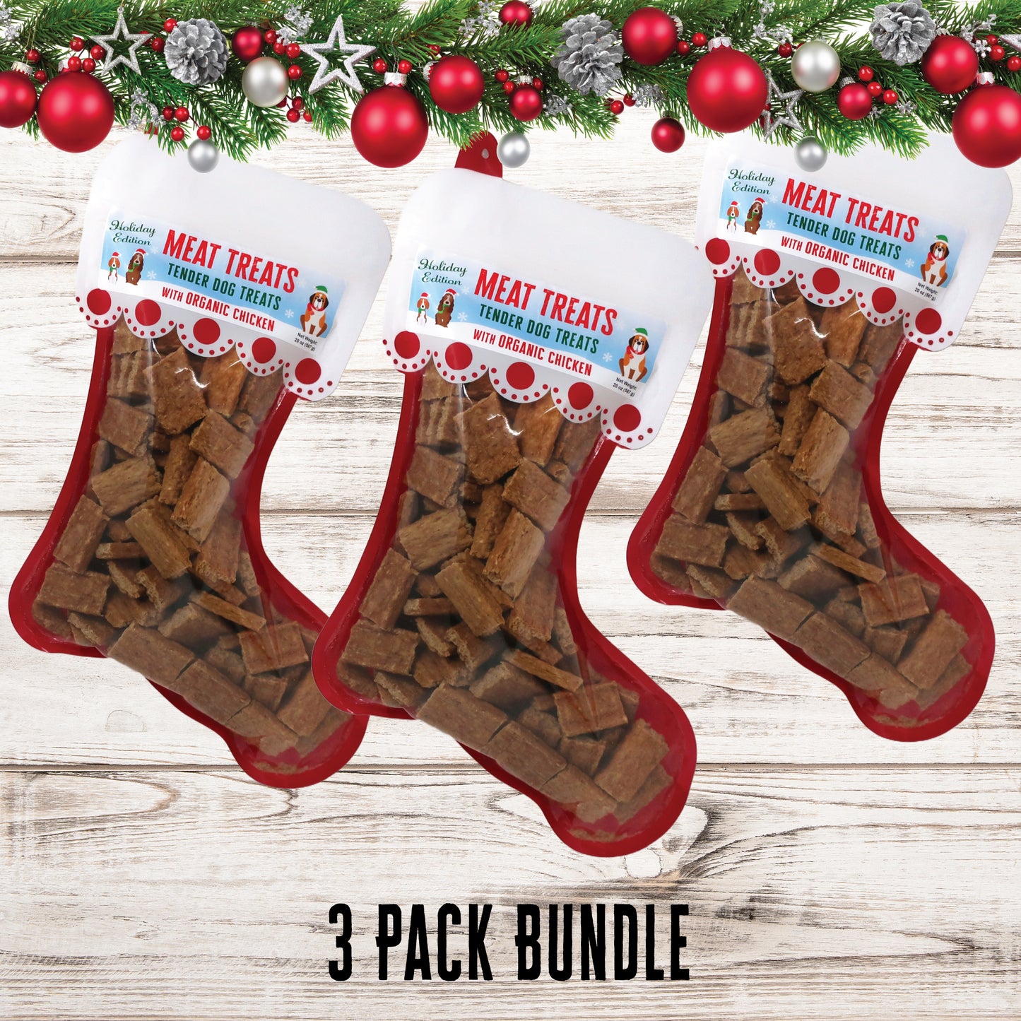 Holiday Stocking Meat Treats 20oz