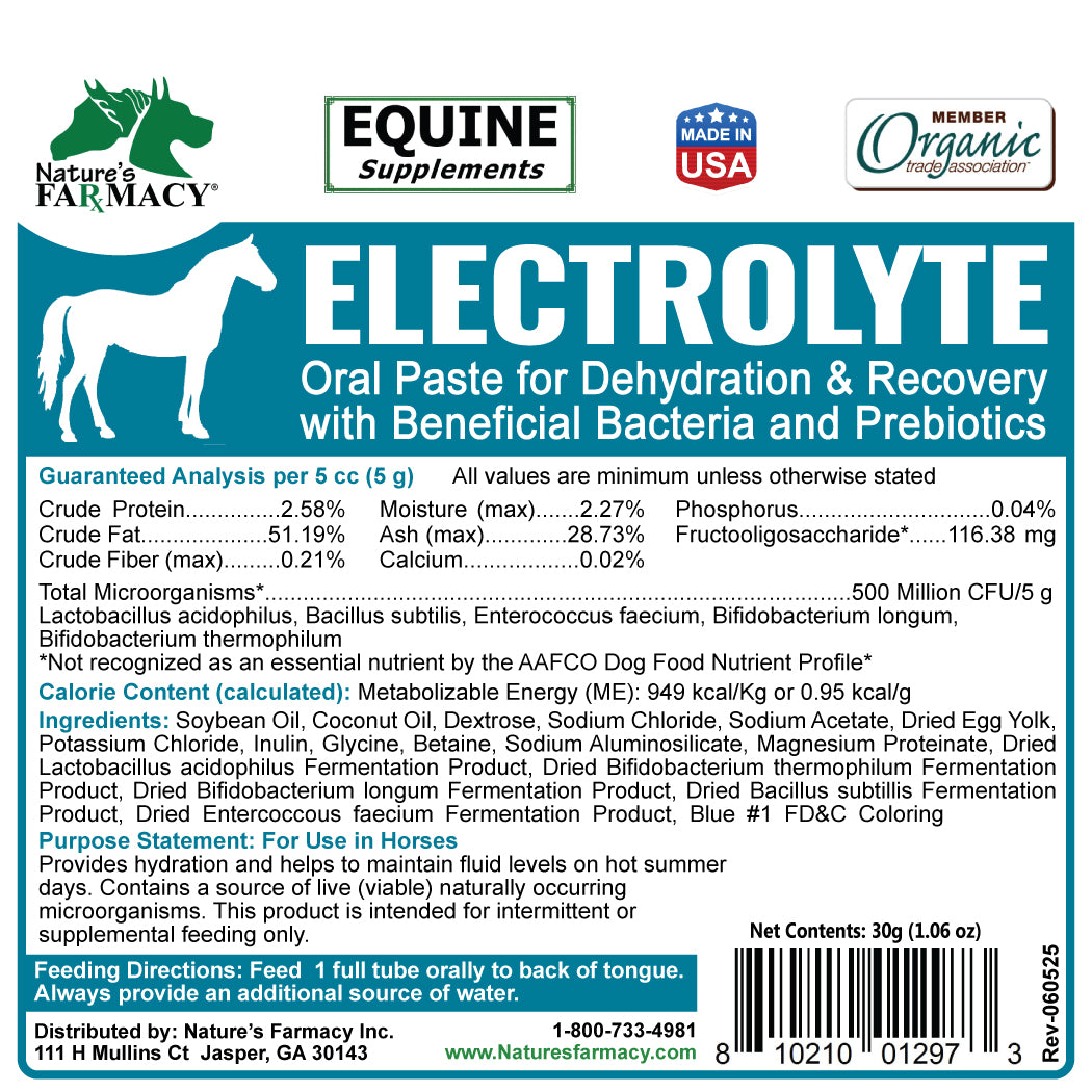 Equine Electrolyte Paste