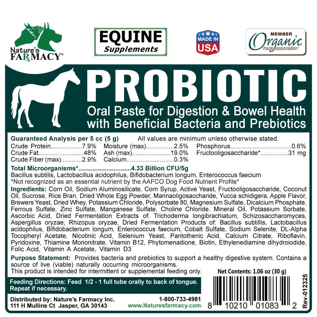 Equine Probiotic Paste