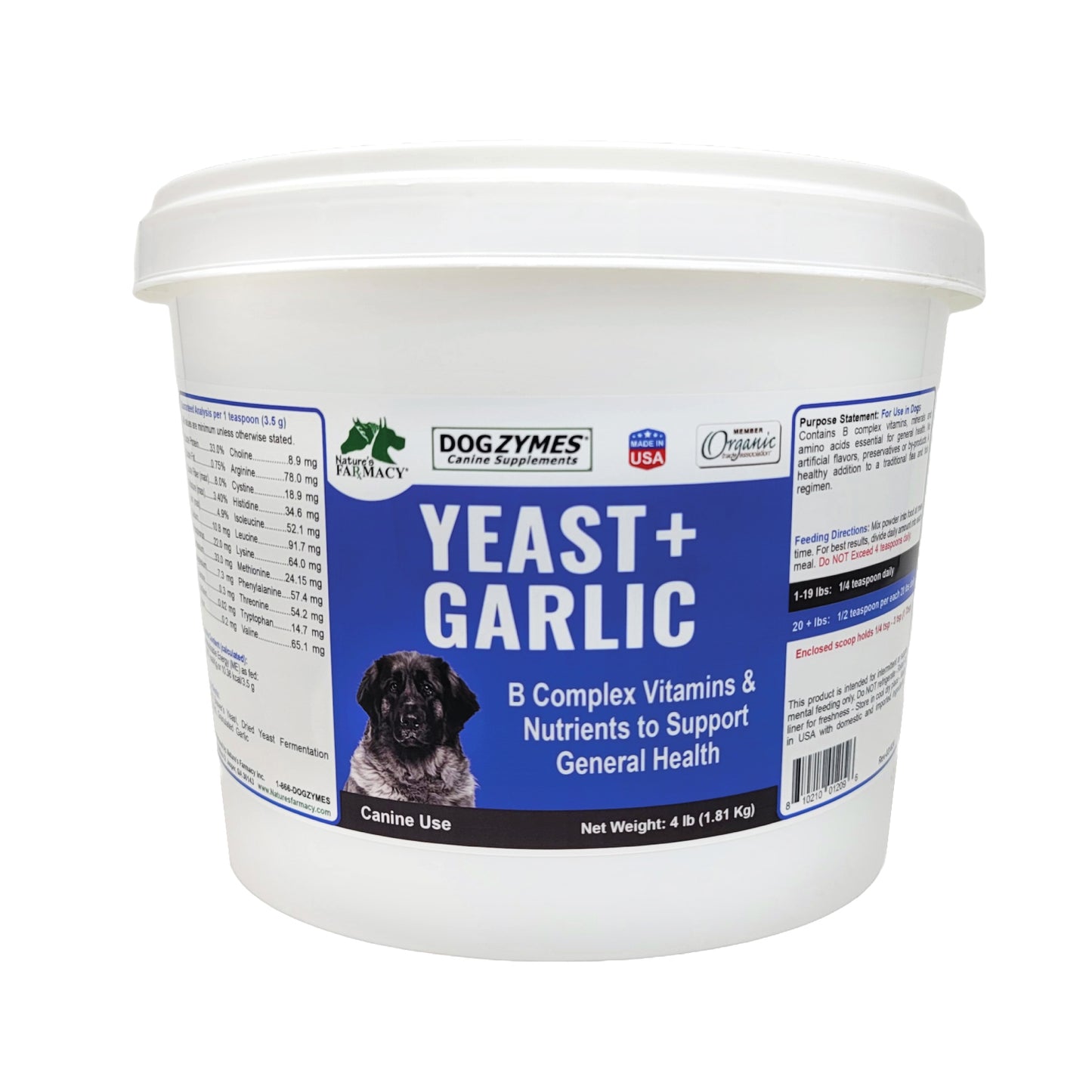 Dogzymes Yeast & Garlic Powder