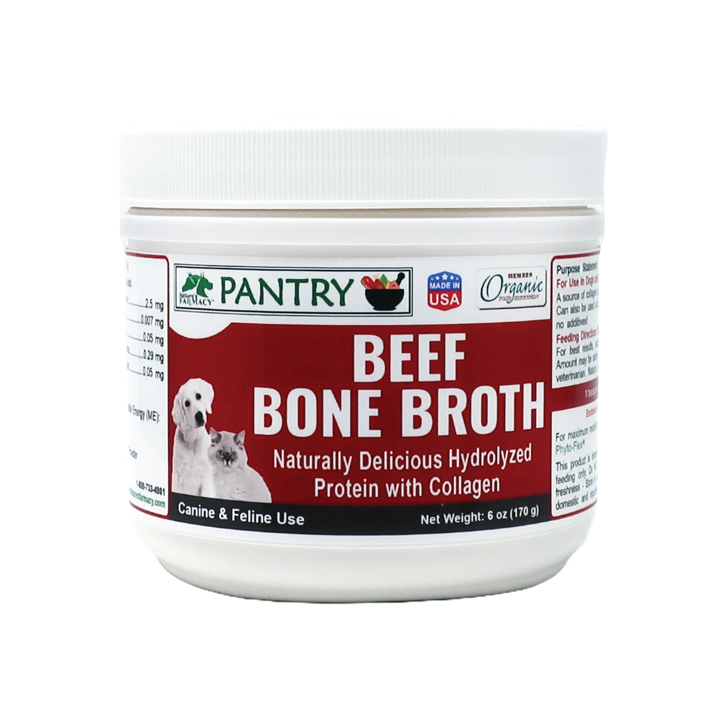 Nature's Farmacy Pantry Beef Bone Broth Powder Supplement