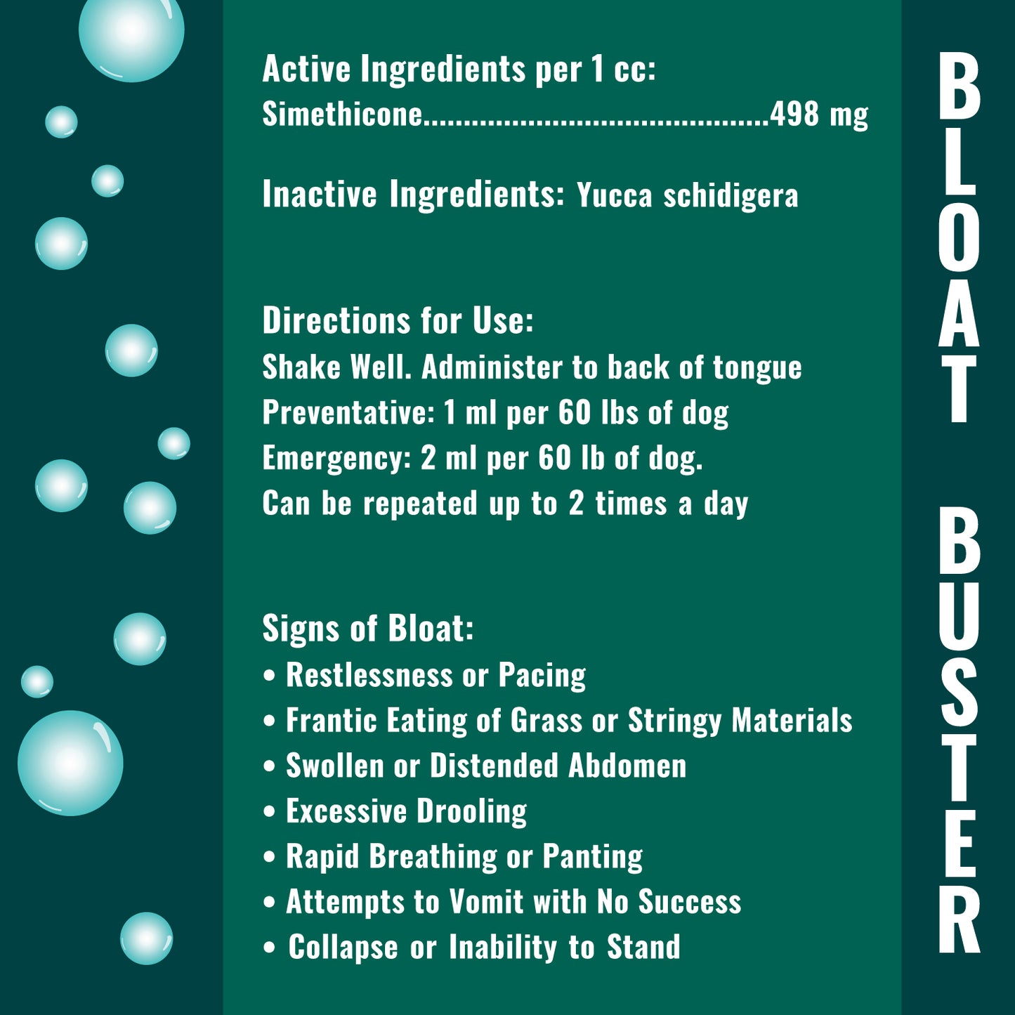 Dogzymes Bloat Buster Concentrate Liquid