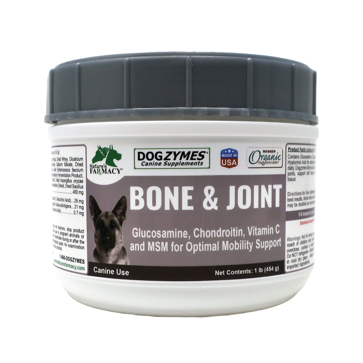 Nature's Farmacy Dogzymes Bone and Joint Supplement Powder