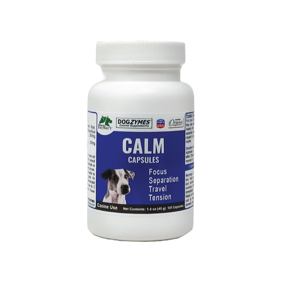 Dogzymes Calm Caps – Nature's Farmacy