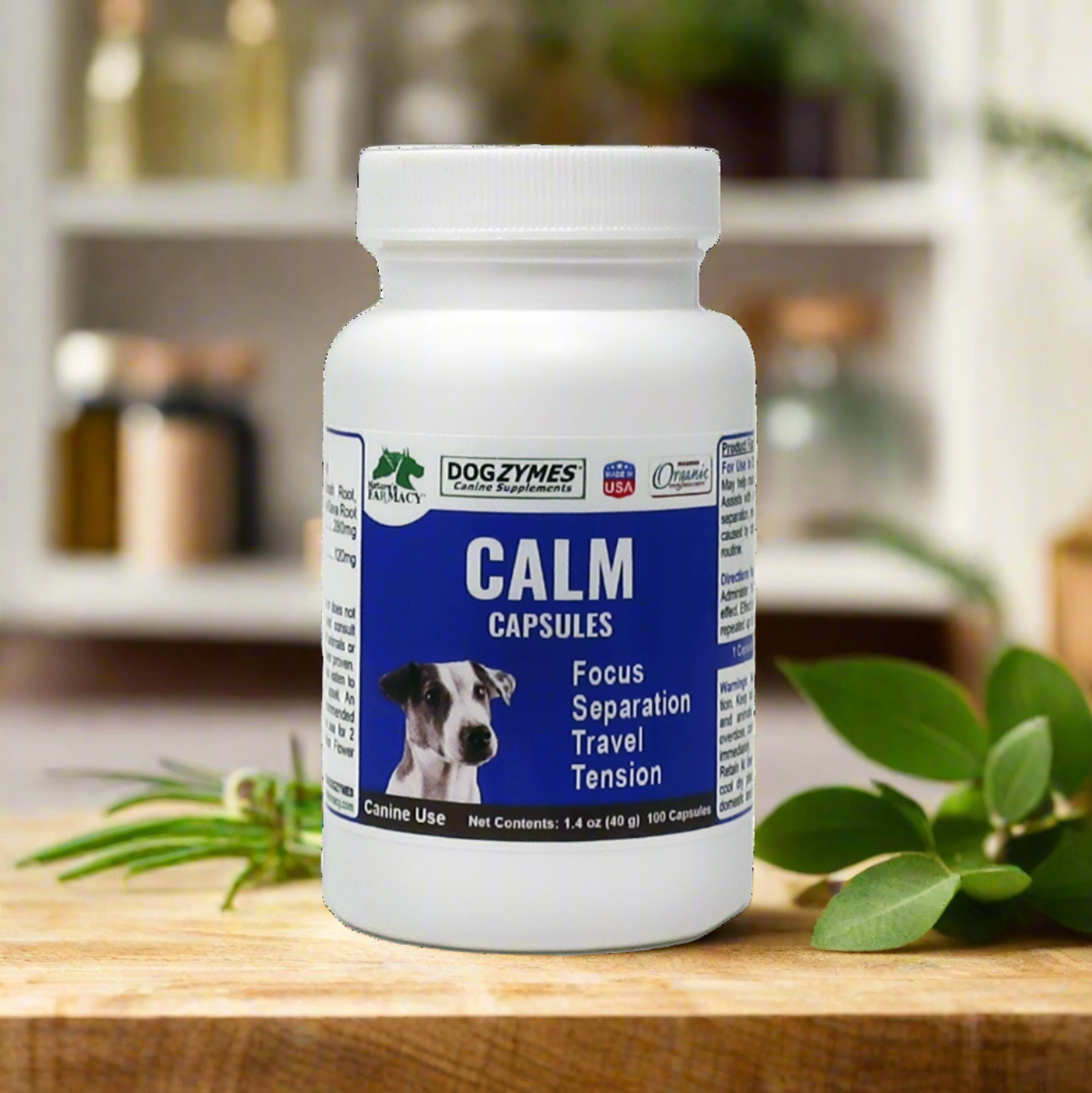 Dogzymes Calm Caps – Nature's Farmacy