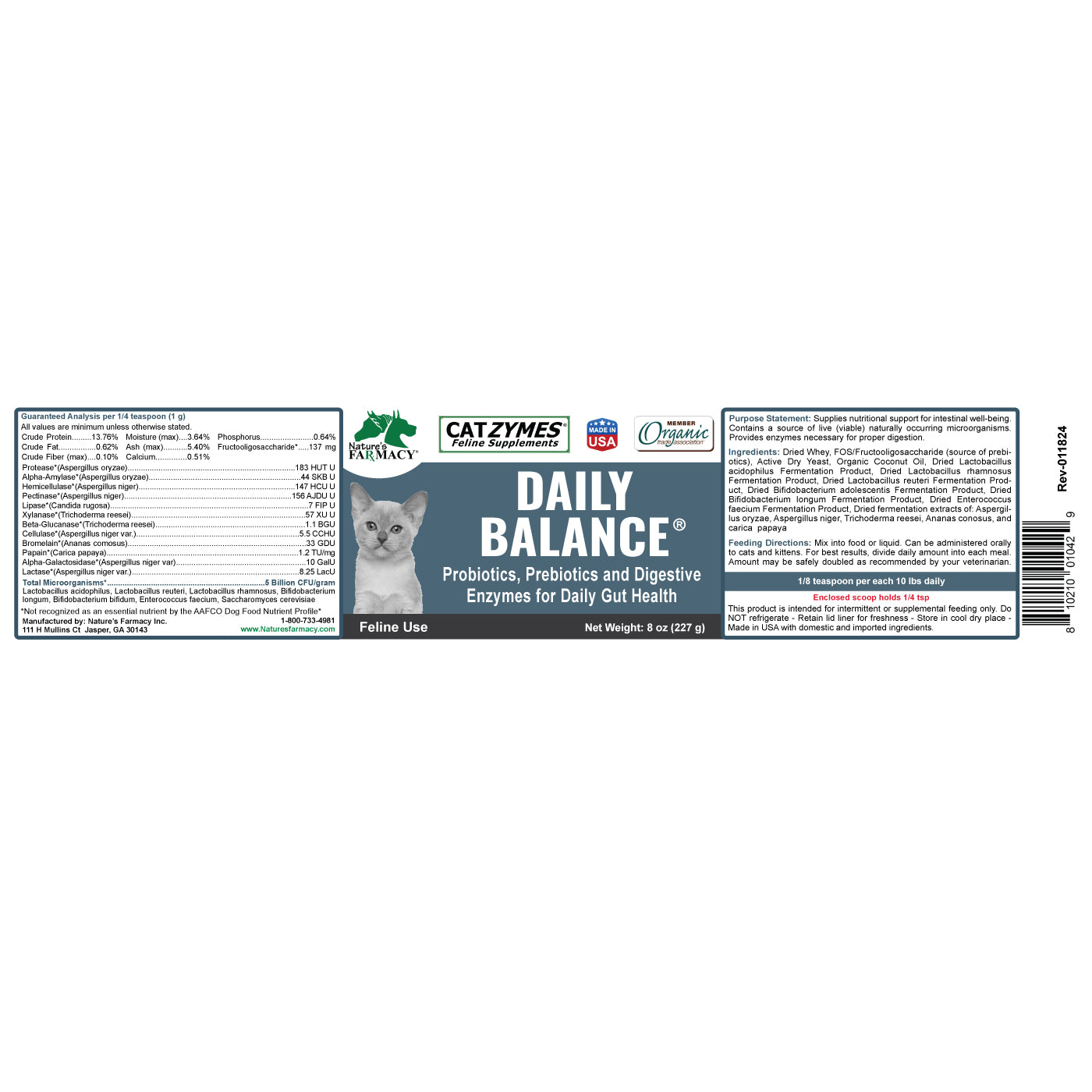 Catzymes Probiotic Daily Balance