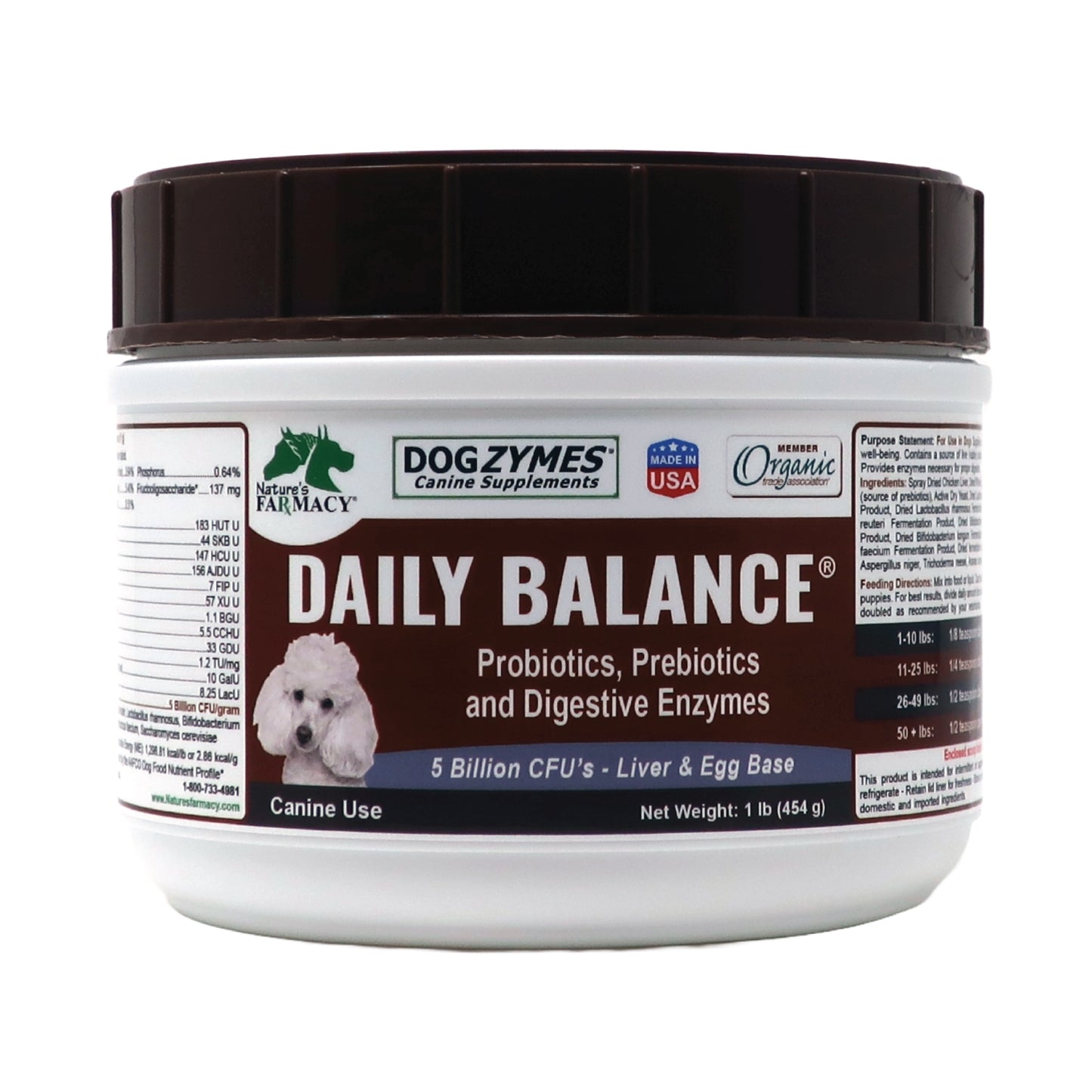 Dogzymes Probiotic Daily Balance Liver and Egg Base