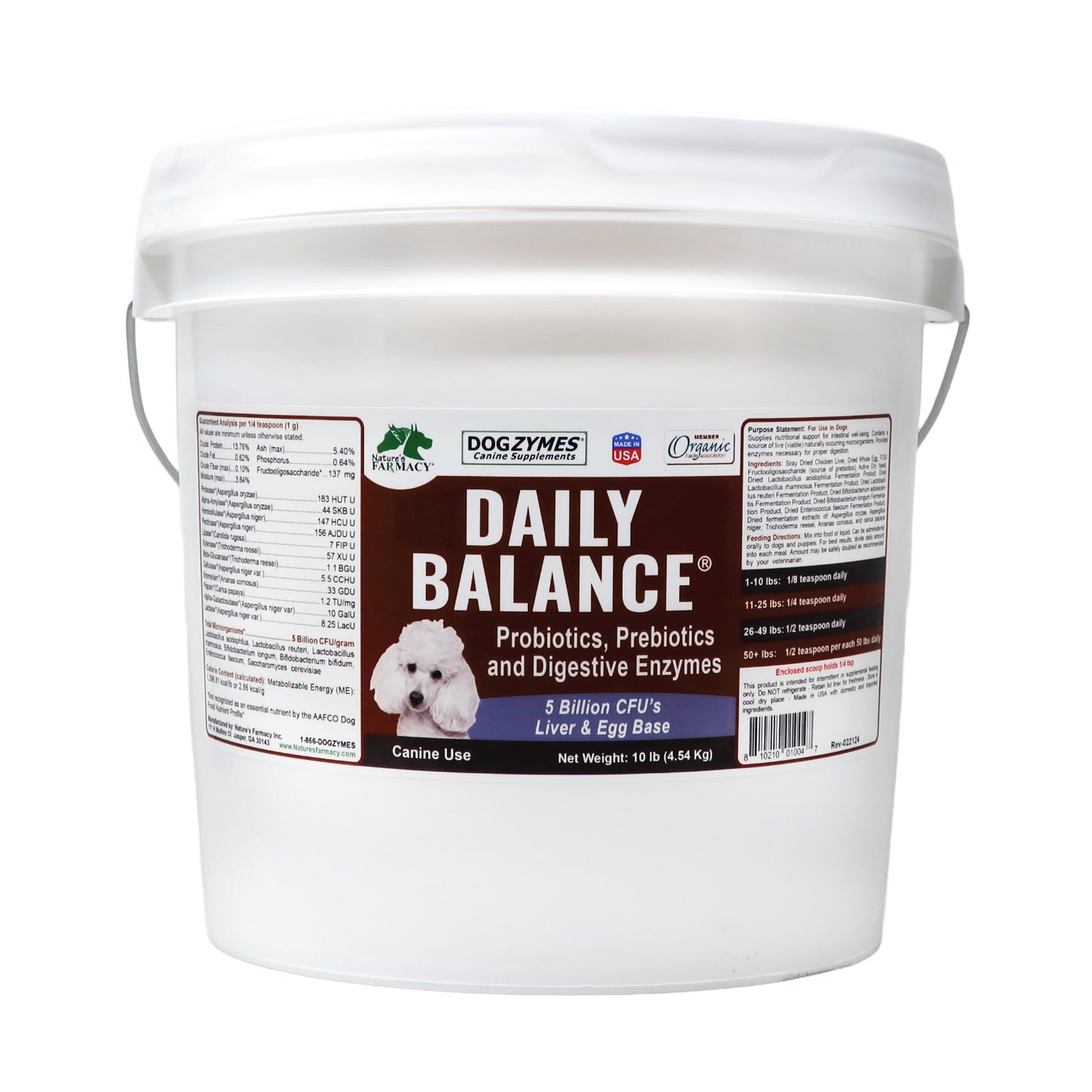 Dogzymes Probiotic Daily Balance Liver and Egg Base