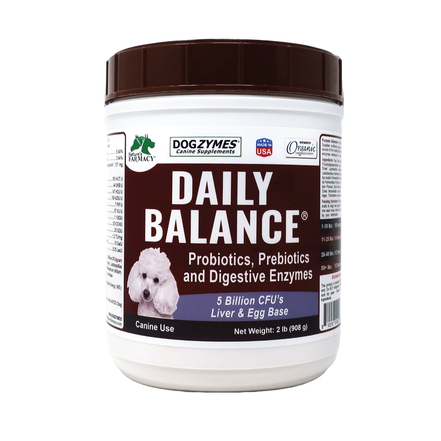 Dogzymes Probiotic Daily Balance Liver and Egg Base