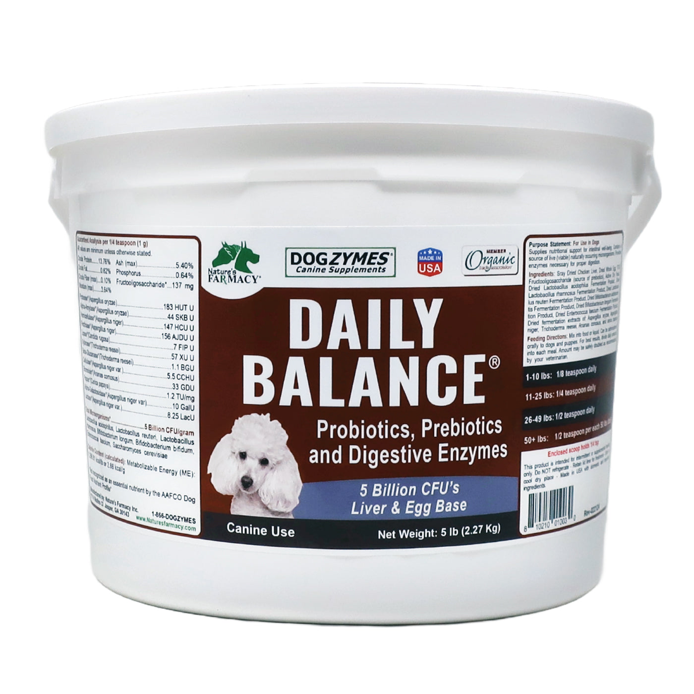 Dogzymes Probiotic Daily Balance Liver and Egg Base