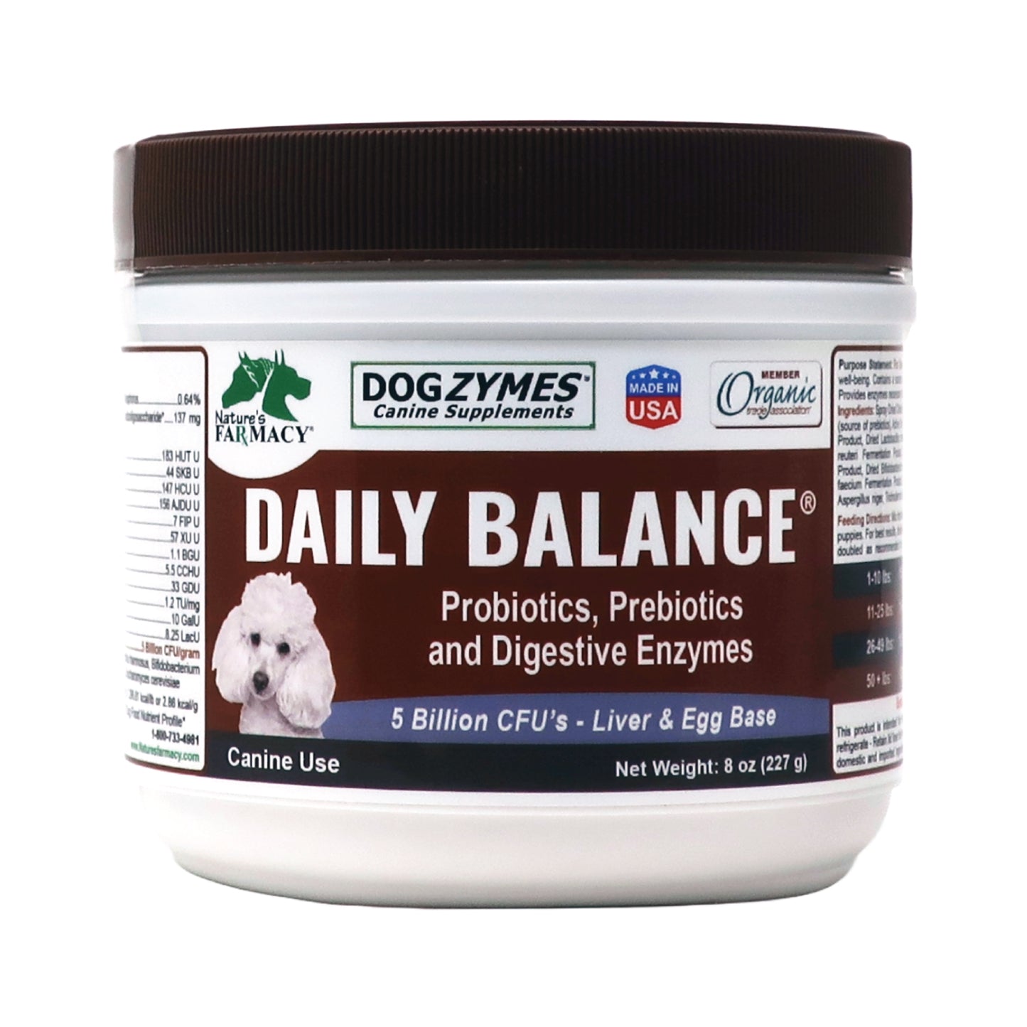 Dogzymes Probiotic Daily Balance Liver and Egg Base