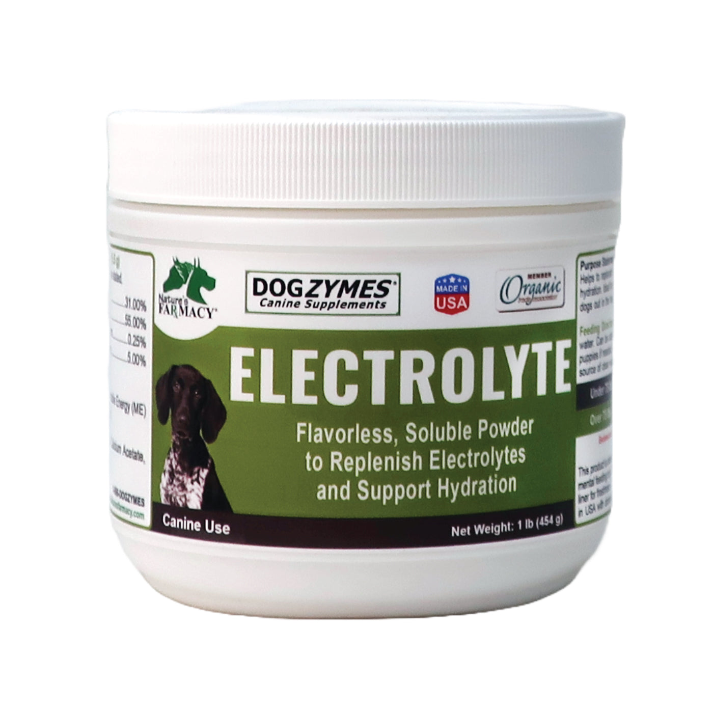 Nature's Farmacy Dogzymes Electrolyte Powder Supplement