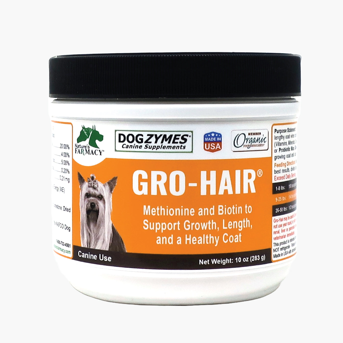 Dogzymes Gro-Hair – Nature's Farmacy
