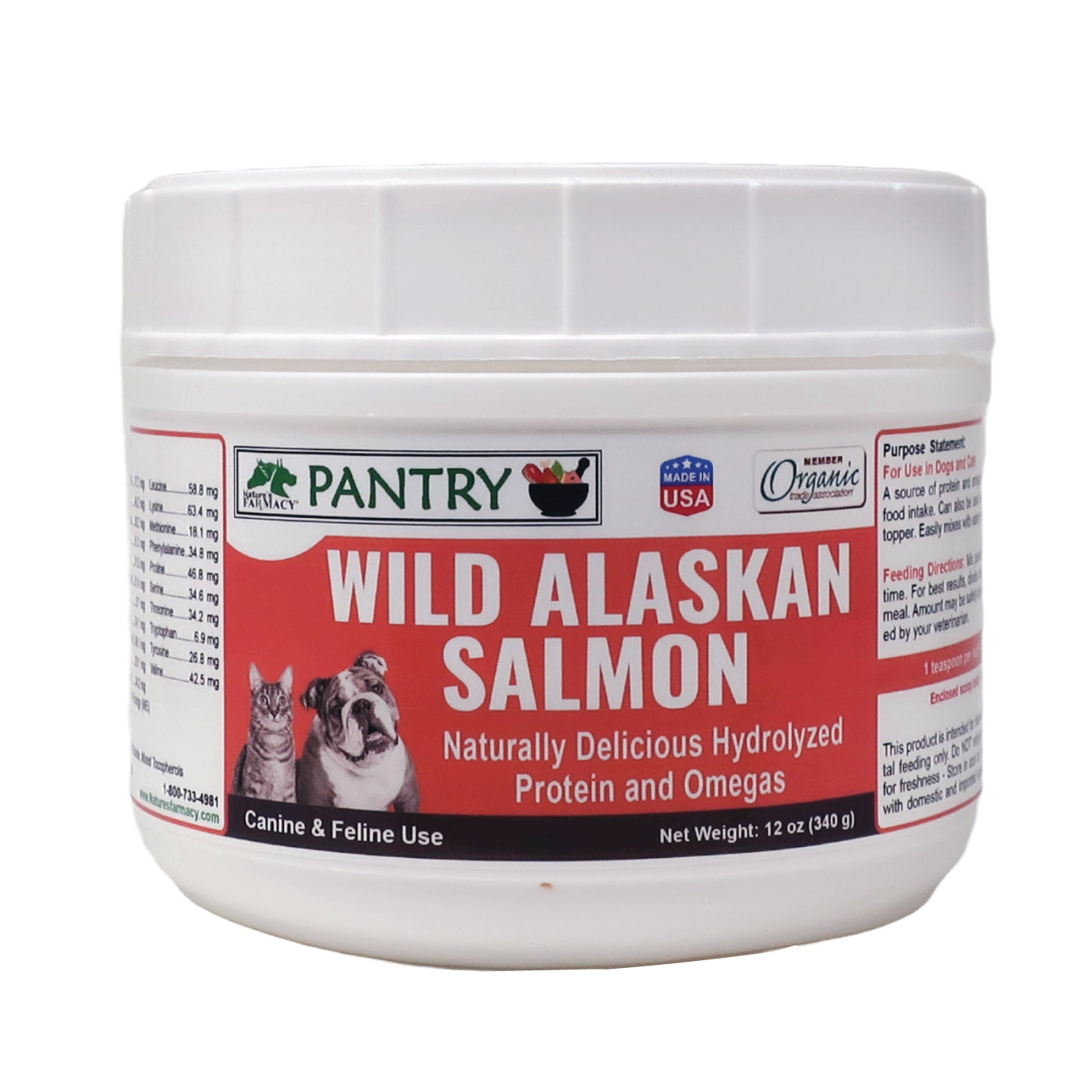 Nature's Farmacy Pantry Wild Alaskan Salmon Powder Supplement