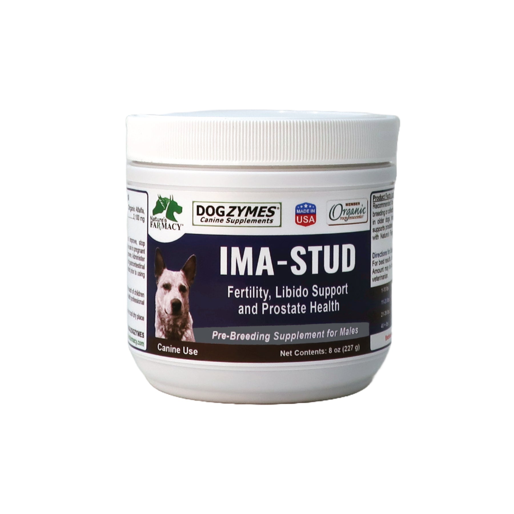 Nature's Farmacy Dogzymes Ima-Stud Supplement Powder