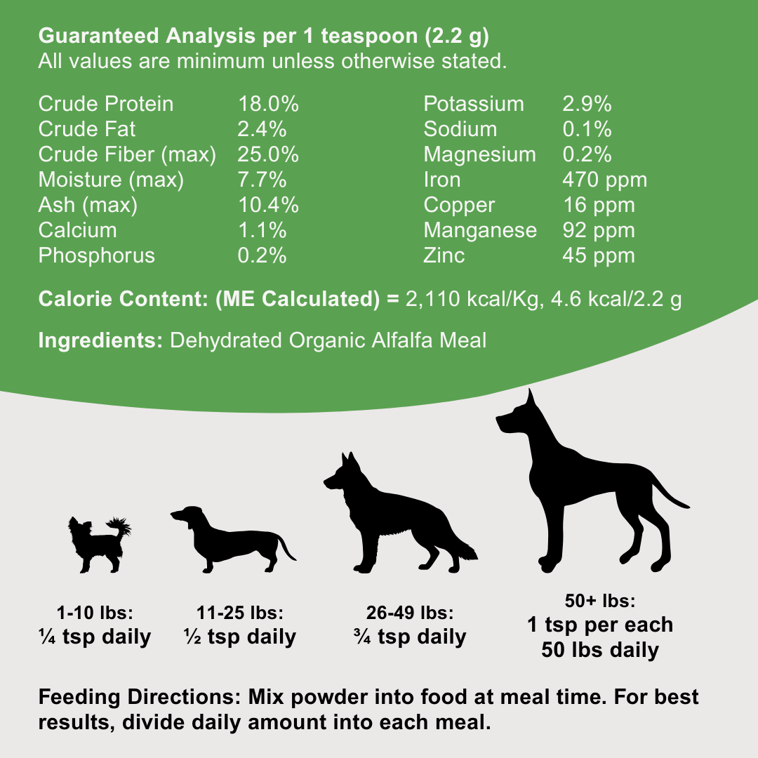 Dogzymes Organic Alfalfa