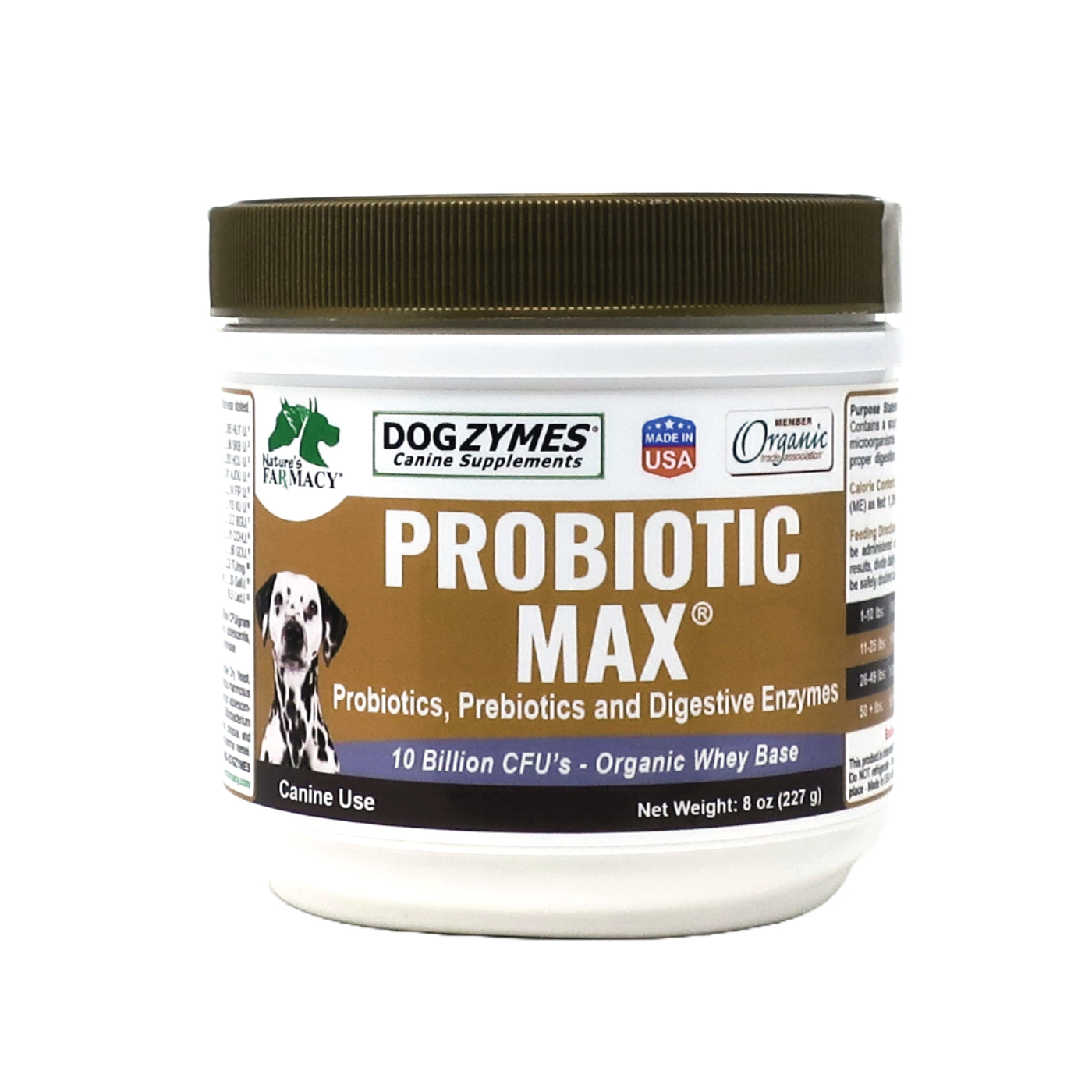 Dogzymes Probiotic Max Nature s Farmacy