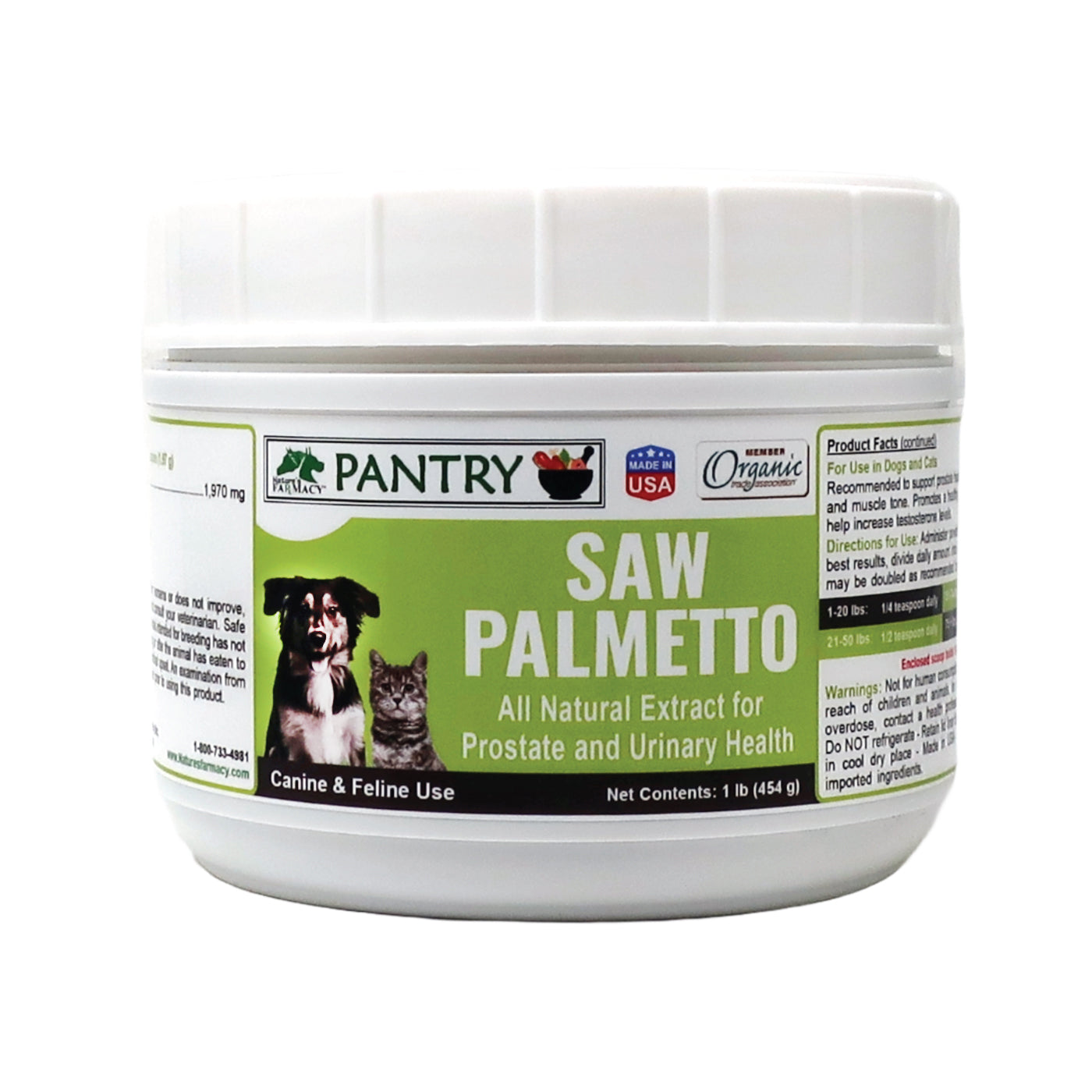 Nature's Farmacy Pantry Saw Palmetto Powder Supplement