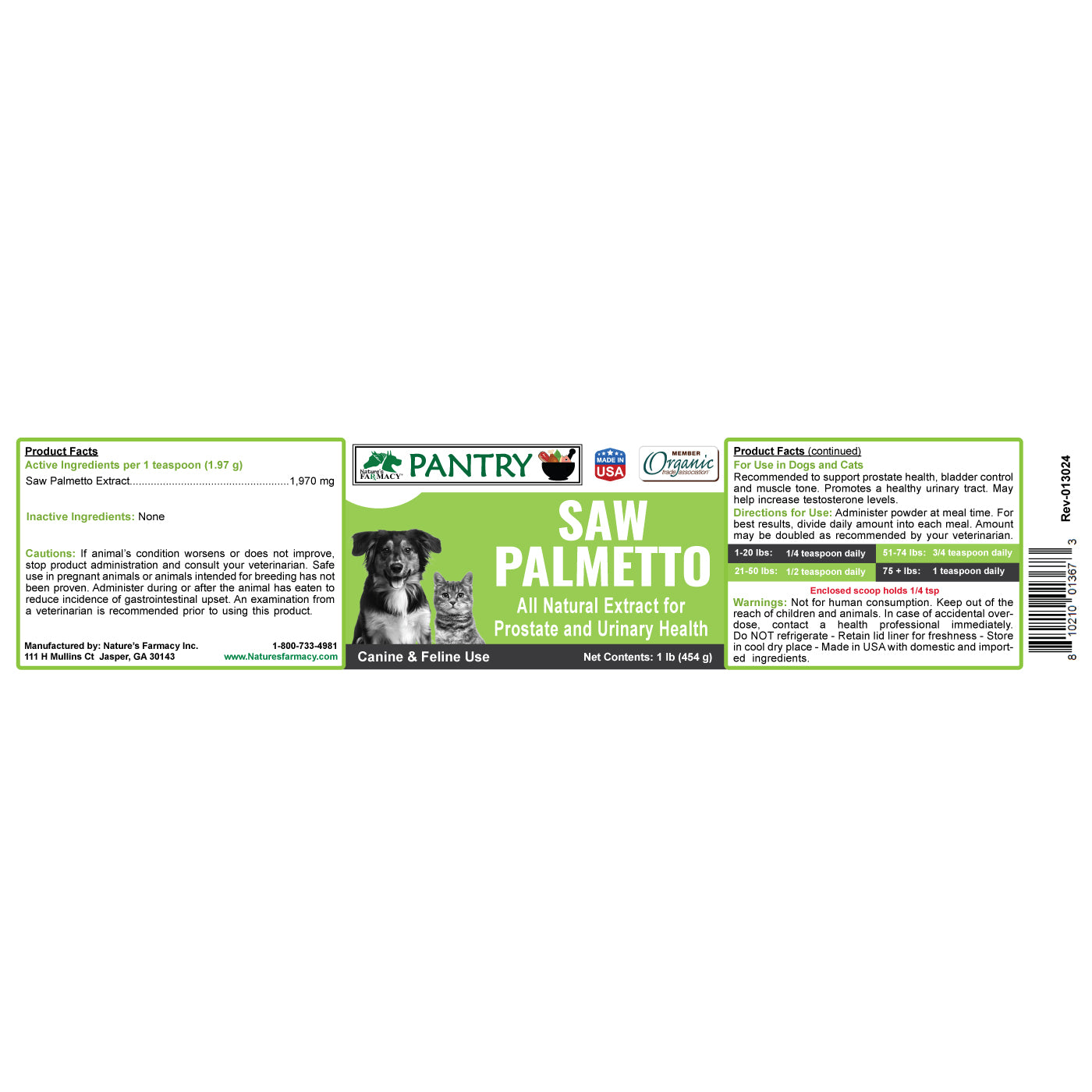 Pantry Saw Palmetto Powder