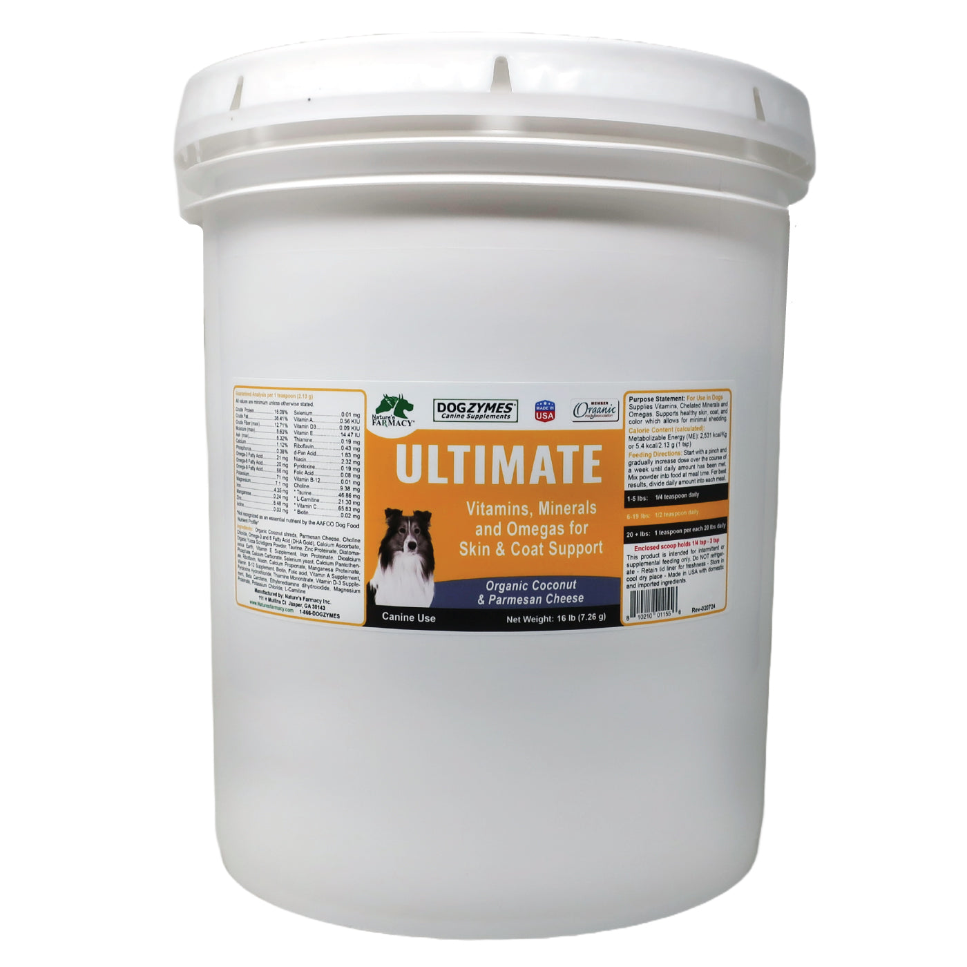 Dogzymes Ultimate Vitamins Minerals Omega