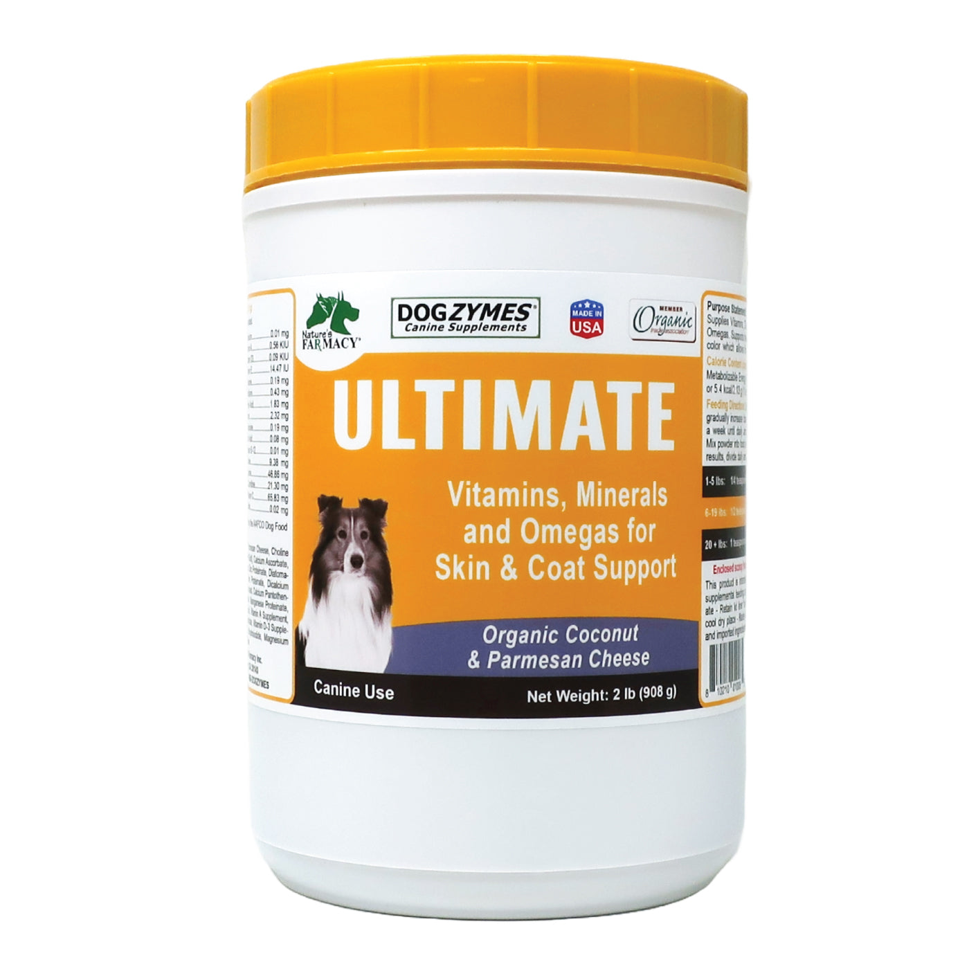 Dogzymes Ultimate Vitamins Minerals Omega