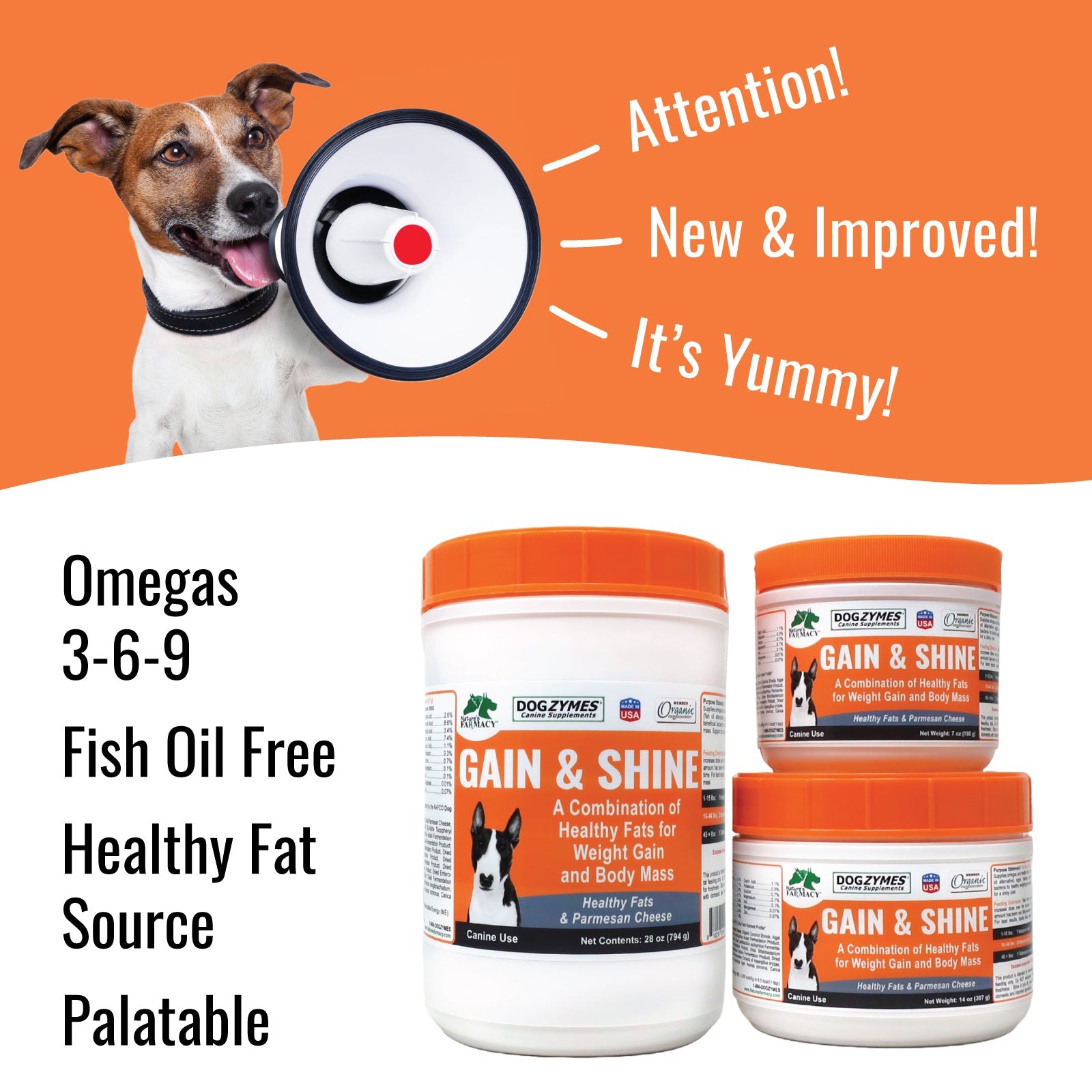 Dogzymes Gain & Shine – Nature's Farmacy