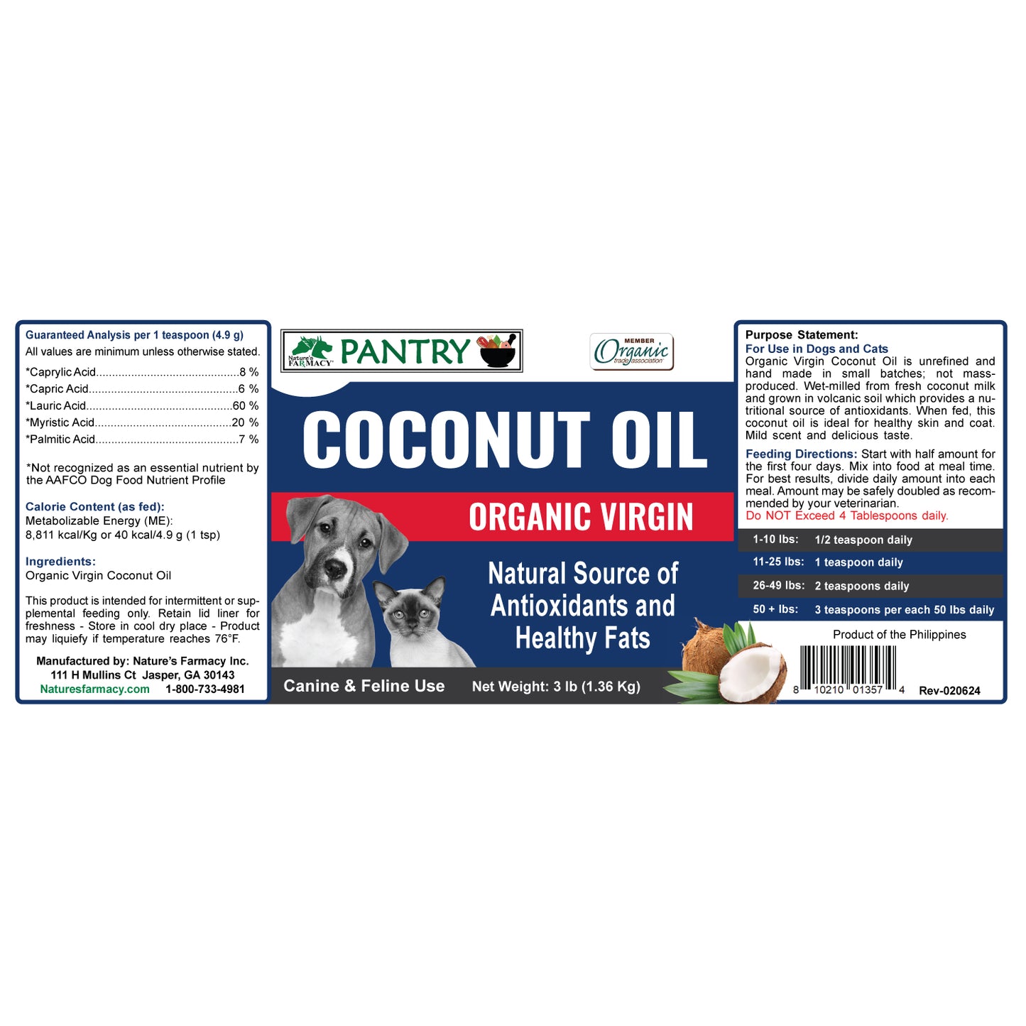 Pantry Organic Virgin Coconut Oil