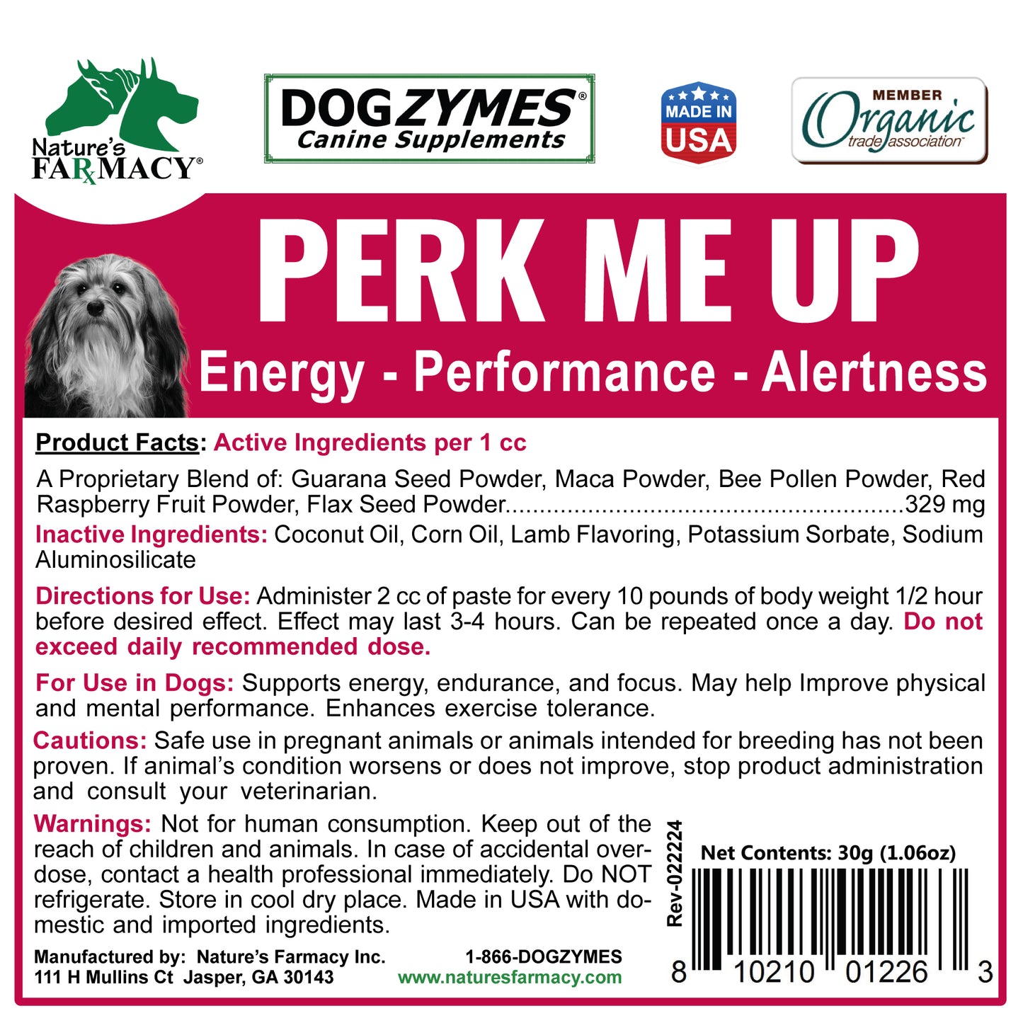 Dogzymes Perk Me Up Paste