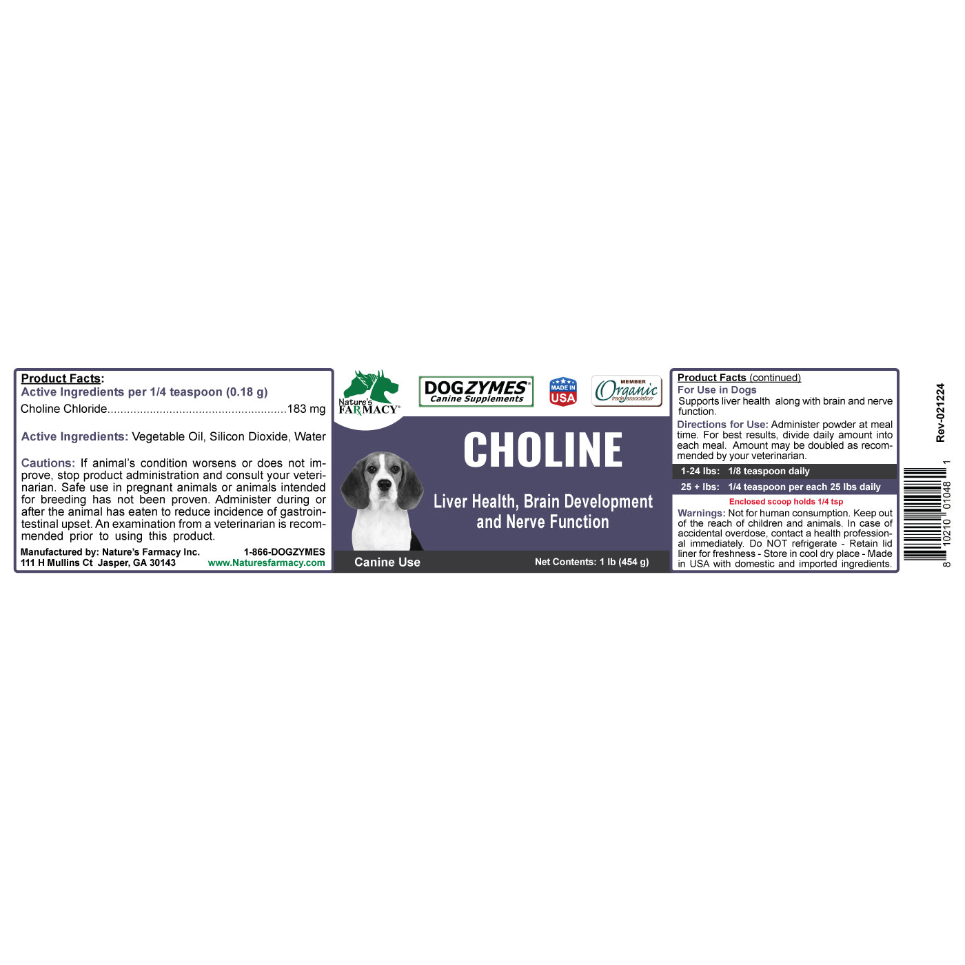 Dogzymes Choline