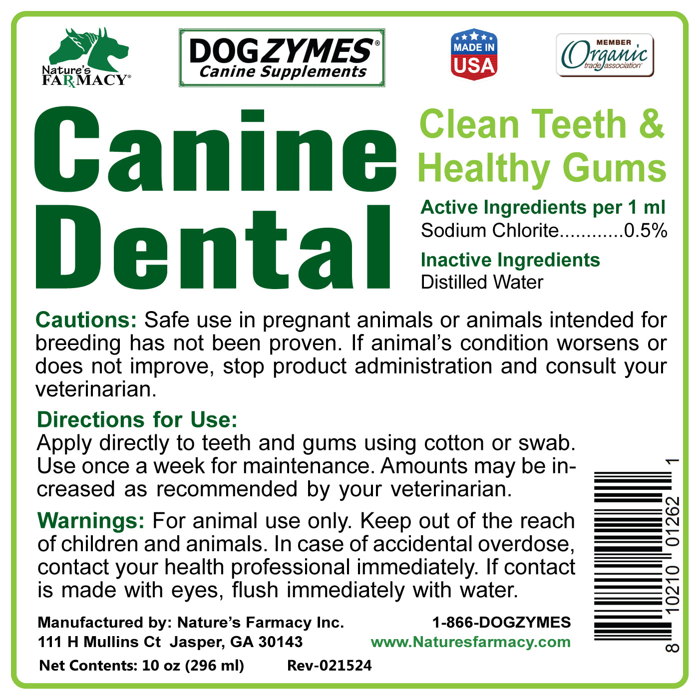 Dogzymes Canine Dental Formula