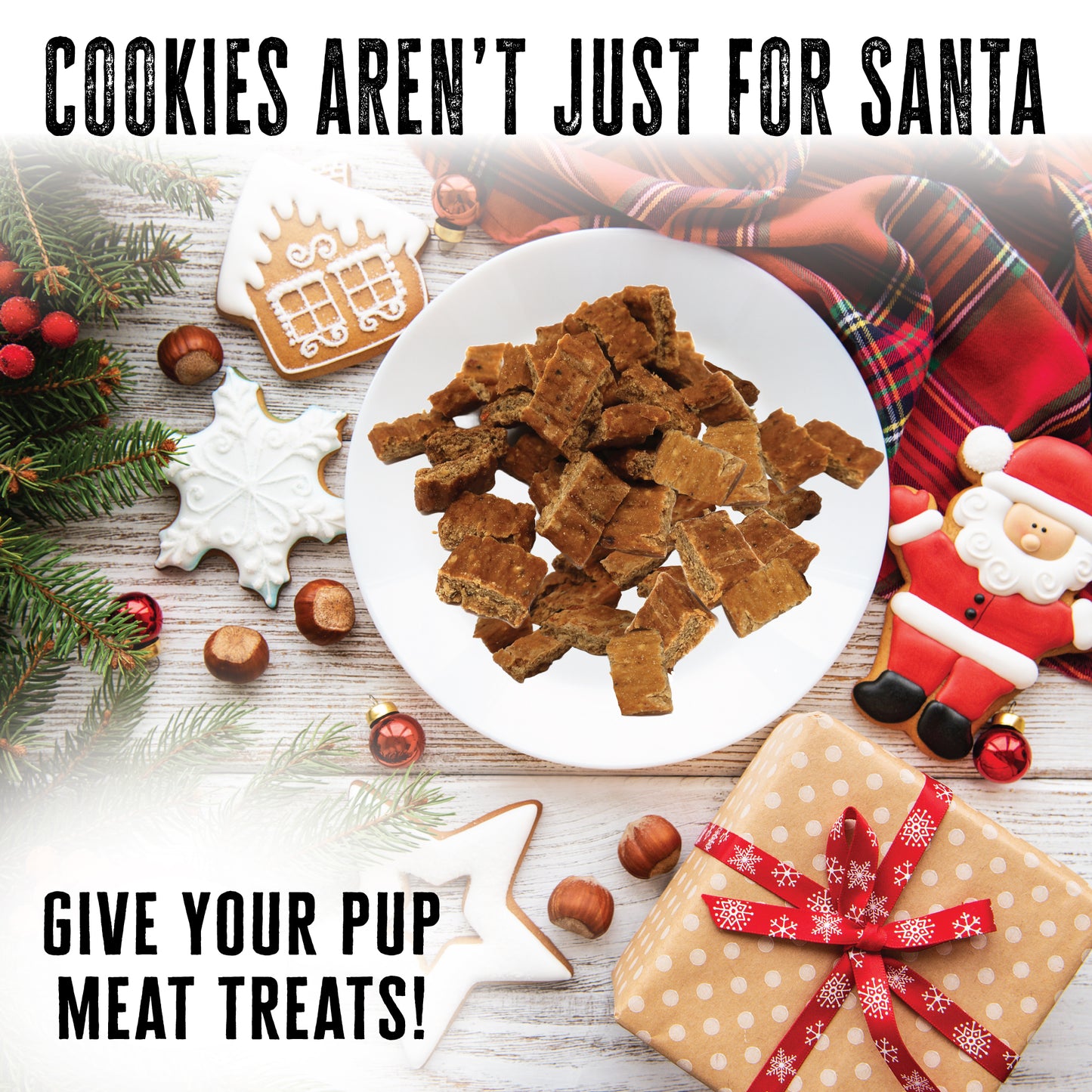 Holiday Snowman Meat Treats 5 oz