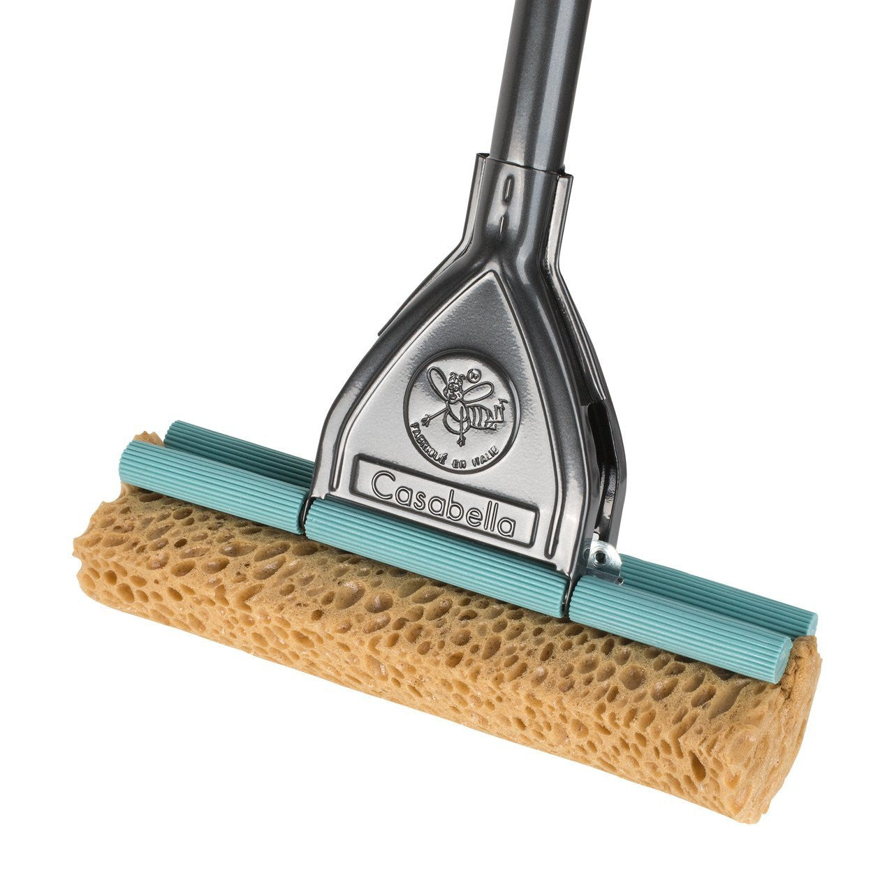 Roller Sponge Mop with Handle - 10 Inch