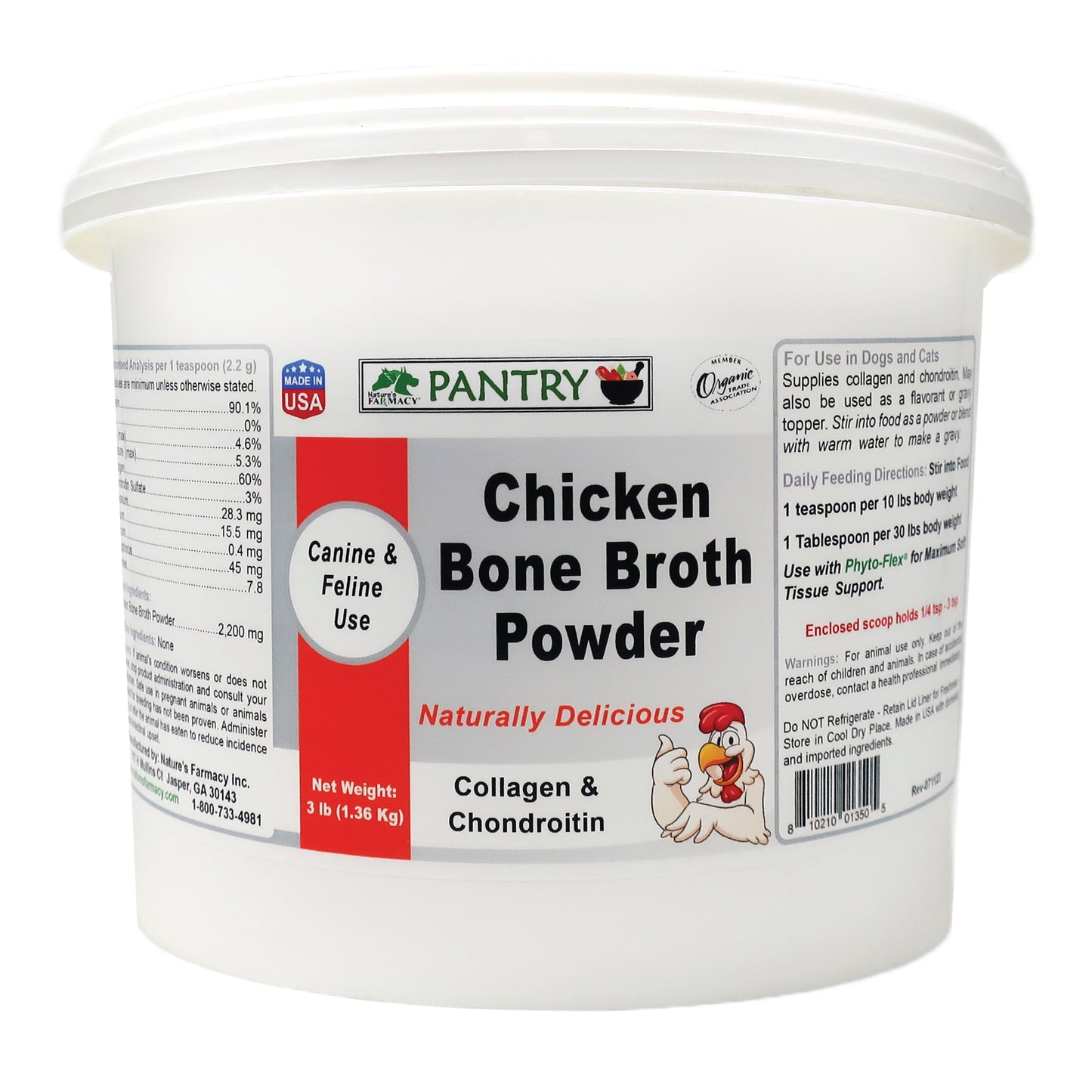 Pantry Chicken Bone Broth Powder – Nature's Farmacy