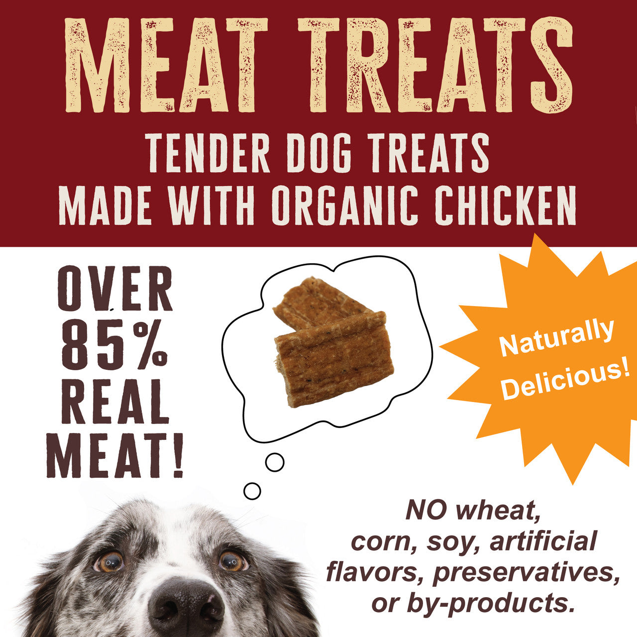 Dogzymes Meat Treats Tender Dog Treats