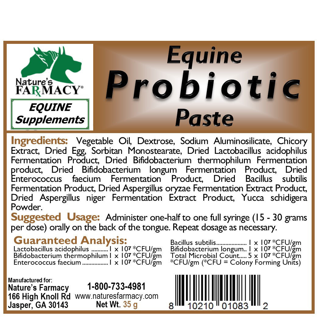 Equine Probiotic Paste