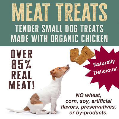 Dogzymes Meat Treats Tender Small Dog Treats