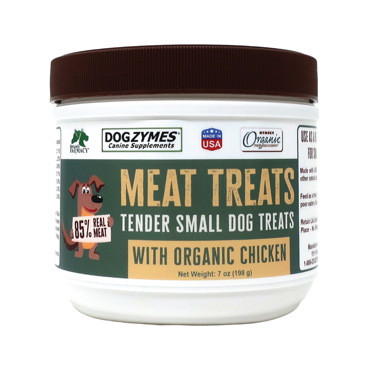 Dogzymes Meat Treats Tender Small Dog Treats