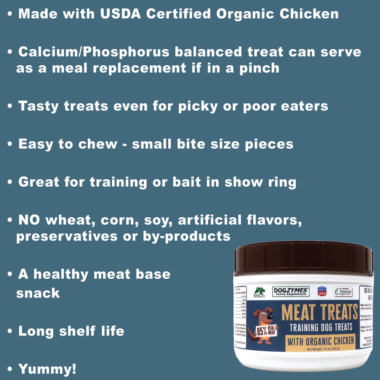 Dogzymes Meat Treats Training Treats